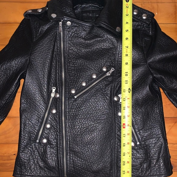 BELLE VERE - GENUINE LEATHER MOTO JACKET BLACK SM - Picture 9 of 12